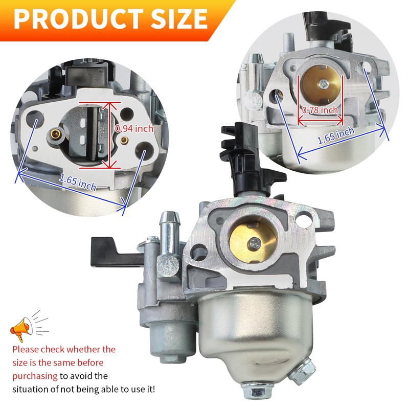 KIKITE CR950 Carburetor Assembly Compatible with Briggs and Stratton 596079