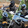 TRIANGLE Dual Sport Motorcycle Helmet Dirt Bike Helmets ATV Full