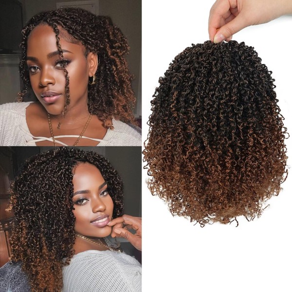 Yanky Twist Crochet Hair for black women 12 Inch 8