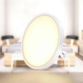 inShareplus LED Flush Mount Ceiling Light Fixture, 1500ML 4000k Natural White 7inch Flat Modern Ceiling Lighting,12W(120W Equiv), Ceiling Lamp Used in Bedroom, Bathroom, Kitchen, Corridor