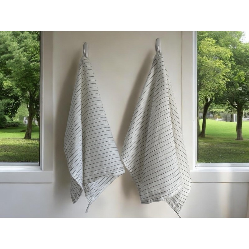 Eight Owls Stonewashed Linen Kitchen Dish Towels – 50 x