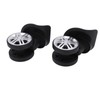 Yctze Suitcase Wheels, 1 Pair Luggage Swivel Wheels, Replacement Swivel