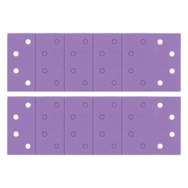 Trend Aluminium Oxide 1/4 Sheet 114 x 110mm 120 Grit Sanding Sheets, AB/QTR/120A, Pack of 10