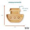 Bubba Boo Ark Bamboo Baby Plate| Fun Bamboo Suction Plates