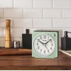 Seiko Fuji II Bedroom Alarm Clock, Pearl Green