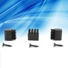 Arrow Brushes, 3-Piece Lightweight, Durable Replacement Brushes with 3-Piece Screws