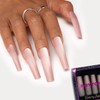 PSYTONE Classy Fake Nails Ready-To-Wear DIY Manicure - Dashing, Waterproof,