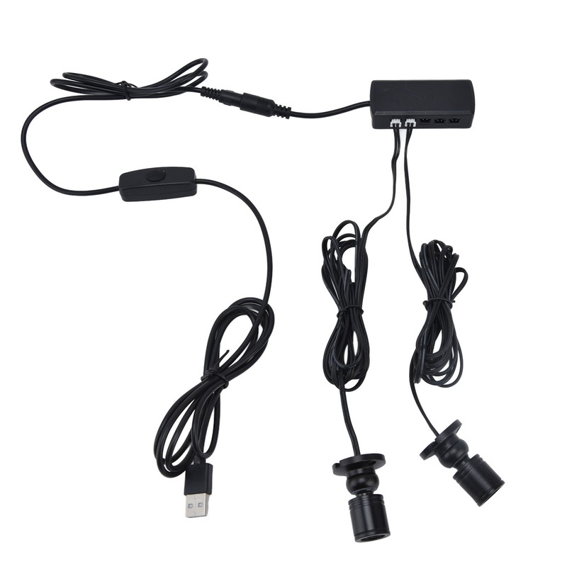 Display Cabinet Light USB Powered Dimmable Round Small LED Cabinet