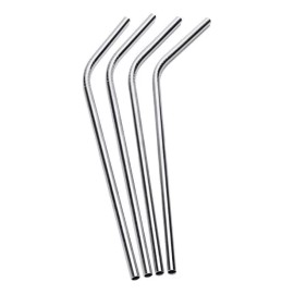 Tete Popote Metal Acero Inoxidable Pajilla Ecologico Bebida Paic Color Plateado