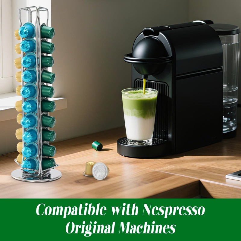 Eastsign Sweetened Matcha Latte Pods Compatible with Nespresso, Creamy &