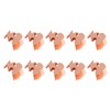 10pcs Metal Binder Clips Innovative Cartoon Cute Shape Electroplated Rustproof