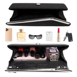 Women Clutch Glitter Envelope Clutch Bag Elegant Clutch Bags Elegant Shiny Sequins Evening Bags with Detachable Chain for Women Bridal Prom Party Cocktail Banquet Wedding Evening Clutch Handbag