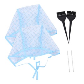 Mikinona 6PCS Hair Highlight Kit Disposable Hair Dyeing Cap with Hook Brush for Easy Coloring and Highlights Includes Caps Brushes and Needles