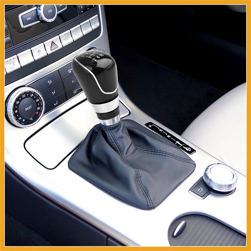 Partuto 5-Speed Manual Gear Shift Knob Car Vehicle Stick Shifter