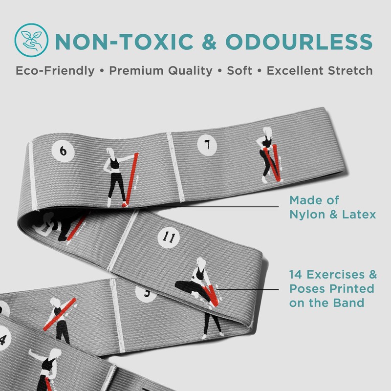Zenzation Pilates Sculpting Band, Targets: Arms, Thighs & Glutes, Adjustable