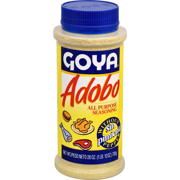Goya Foods Adobo All Purpose Seasoning without Pepper, 28 Ounce (Pack of 12)