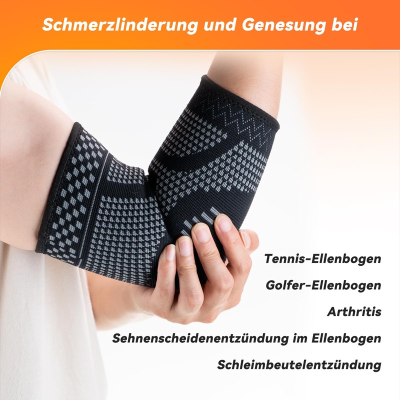 INDEEMAX Elbow Bandage Tennis Elbow Bandage for Men Women, Compression