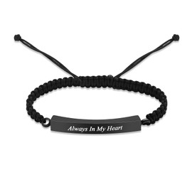 Cremation Bracelet for Ashes Adjustable Cremation Urn Bracelet Bangle for Ashes Stainless Steel Memorial Ashes Keepsake Jewelry for Men Women