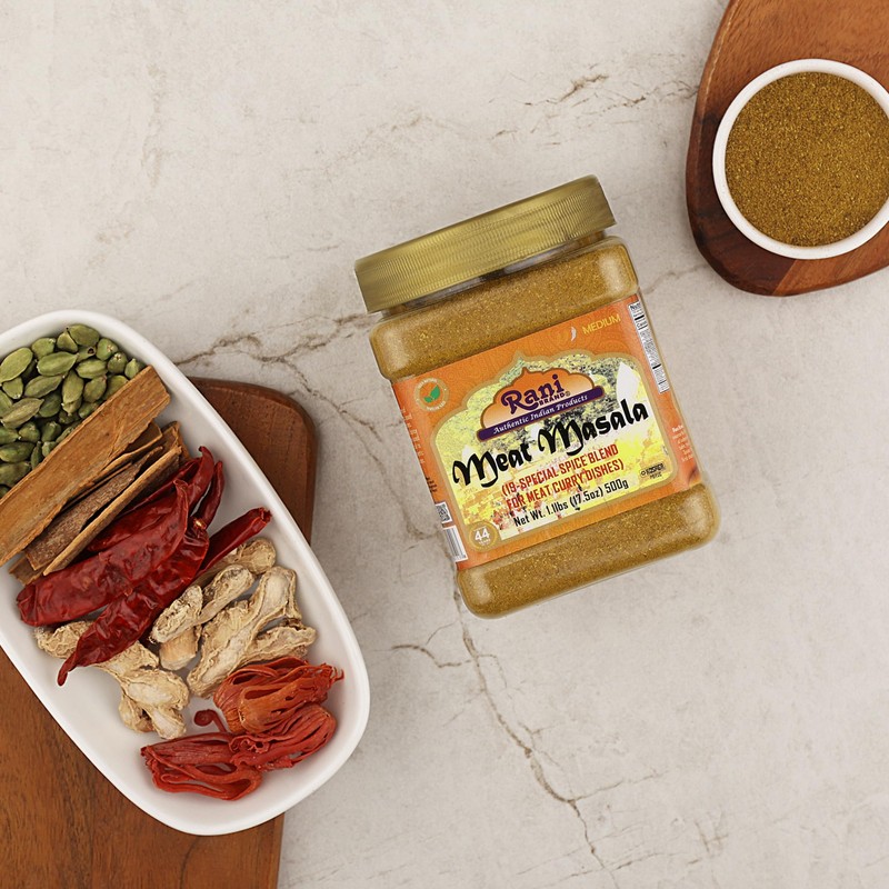Rani Meat Curry Masala 21-Spice Blend 17.5oz (1.1lbs) 500g PET