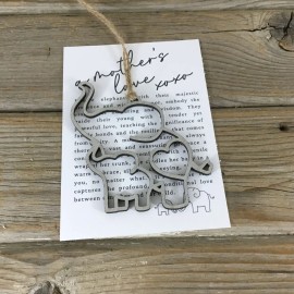 Elephant "A Mother's Love" Ornament