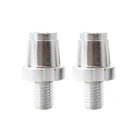 PZRT 2pcs Aluminium MTB Bike Bicycle 7mm Brake Handle Lever Adjusting Screws Fastener Bolt Brake Accessories, Silver
