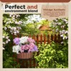 Layhit 6 Pcs Wall Hanging Planters Outdoor Pot Planter Wine