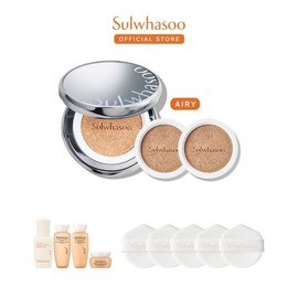 Sulwhasoo Perfecting Cushion Airy Triple 15g x 3 (1 main + 2 refills) SPF50+ / 설화수단품퍼펙팅 쿠션 에어리 트리플 15g x 3 (본품1개+리필2개) SPF50+