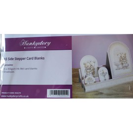 Hunkydory Crafts Fancy Shaped Card Blanks - A5 Side Stepper - Set of 5