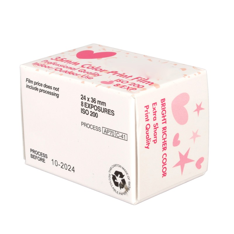 8 Sheet 35mm Color Print Film ISO 200 High Saturation