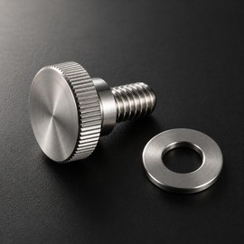 BLOOM SPIRITS VESA Monitor Screws, M4 x 6 mm, Set of 5, Washers Included, Compatible with Flat Monitors, Monitor Protection Design, Compatible with VESA75, VESA100, TV Wall Mounting, Fixing Monitor Arm
