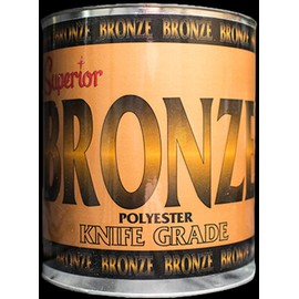 1 Qt. Superior Bronze Polyester Knife Grade Adhesive