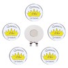 Golf Ball Markers Magnetic Hat Clips Set Golf Bag Accessories