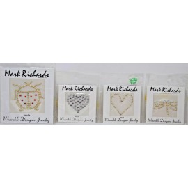 Mark Richards Lot of 4 Mark Richards Rhinestone Applique Patches Art and Craft Mixed Theme NIP