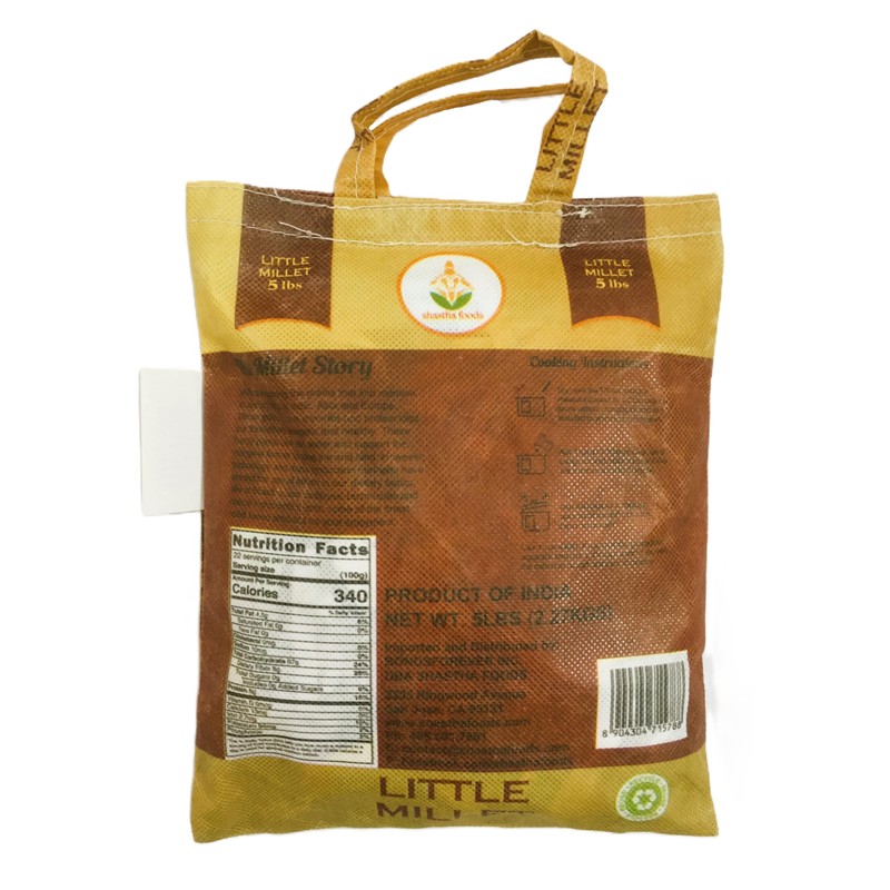 Shastha Little Millet (Samai)- 5 Lbs (Pack of 1) -