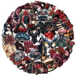 50 Stück Falscher Ball Aufkleber Pack Masked Ball Transparent Sticker Set Wasserdichte Vinyl Sticker für Laptop Kinder Autos Motorrad Fahrrad Skateboard Gepäck Koffer Computer Aufkleber Graffiti Decal