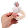 BIUDECO Plush Rabbit Hair Ties for Cute Bunny Hair Scrunchies