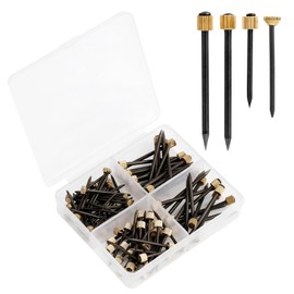 90 Piece Picture Hanging Kit with Heavy Duty Hooks, Sawtooth Picture Hangers, Wire Screws and D-Rings Suitable for Wall Pictures, Mirrors and Decorations, Includes Nails in Three Sizes