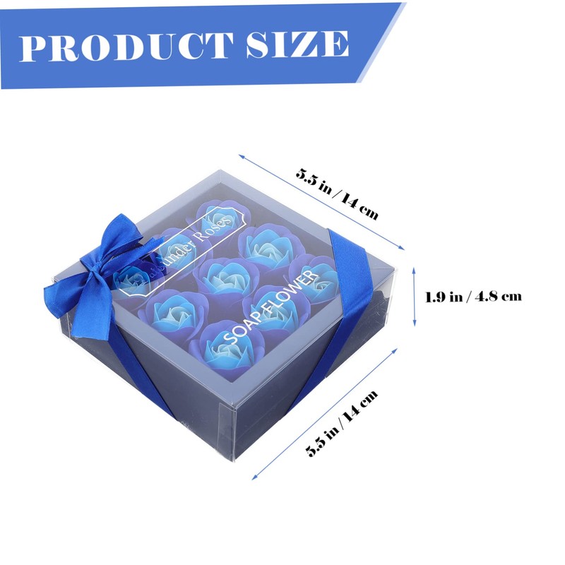 Healvian Blue Rose Soap Flower Blue Rose Soap Flowers Elegant