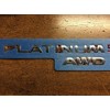 NEW OEM 2015-2017 NISSAN MURANO REAR HATCH EMBLEM "PLATINUM AWD"