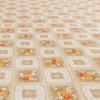 ANRO Oilcloth Washable Oilcloth Tablecloth Oilcloth Tablecloth Oma Style Yellow/Orange
