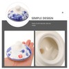 Luxshiny Ceramic Tea Pot Lid Replacement Cover 1.77 Inch Diameter