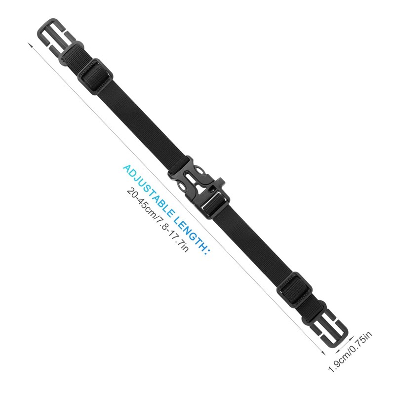 Backpack Pack Chest Strap, 7.8-17.7in Adjustable Webbing Sternum Strap Extenders