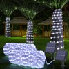 Solar Rope Lights, 2 Pack Total 132ft 400LED Solar String