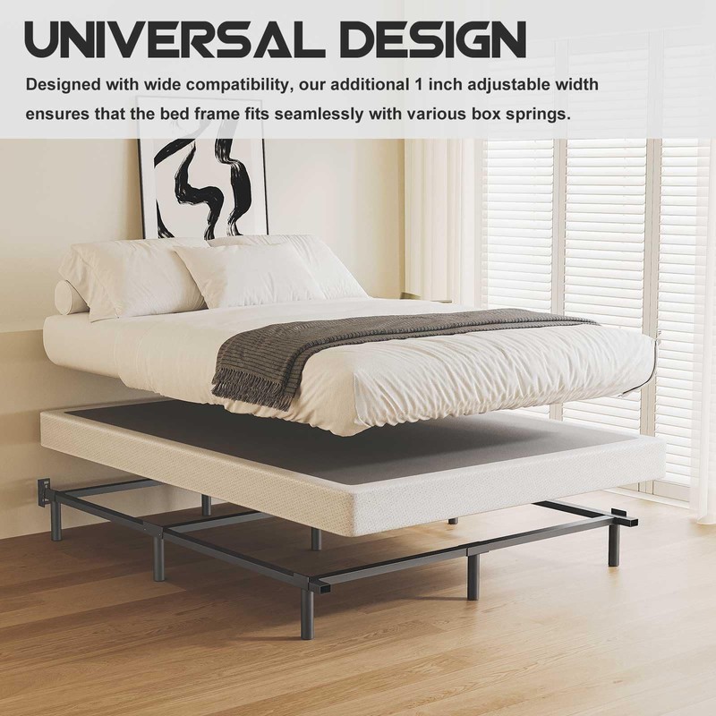 Bedsnus King Size Bed Frame, 7 Inch Metal Basics Bed