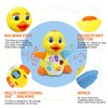 MOONTOY Music Children's Toy from 1 Year Girl Boy Duck