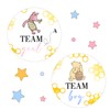 ZsaTuiy Winnie The Pooh Gender Reveal Decorations, 96PCS Stickers, Yellow,