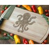 Goat with Curled Horns and Mandala-Style Patterns Cutting Board, Farm