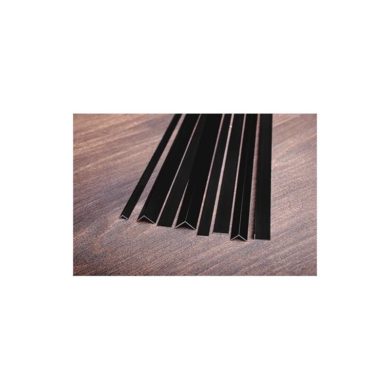 5 x siwitec Angle Profile, Aluminium Profile, Black Anodised 10
