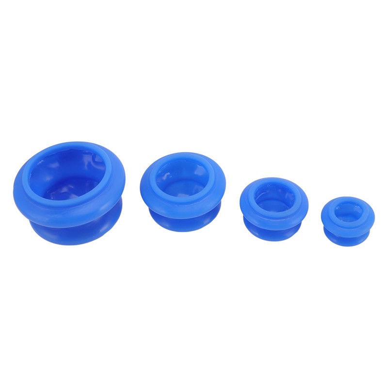 4 Sizes Silicone Cupping Therapy Set Negative Pressure Vacuum Cupping