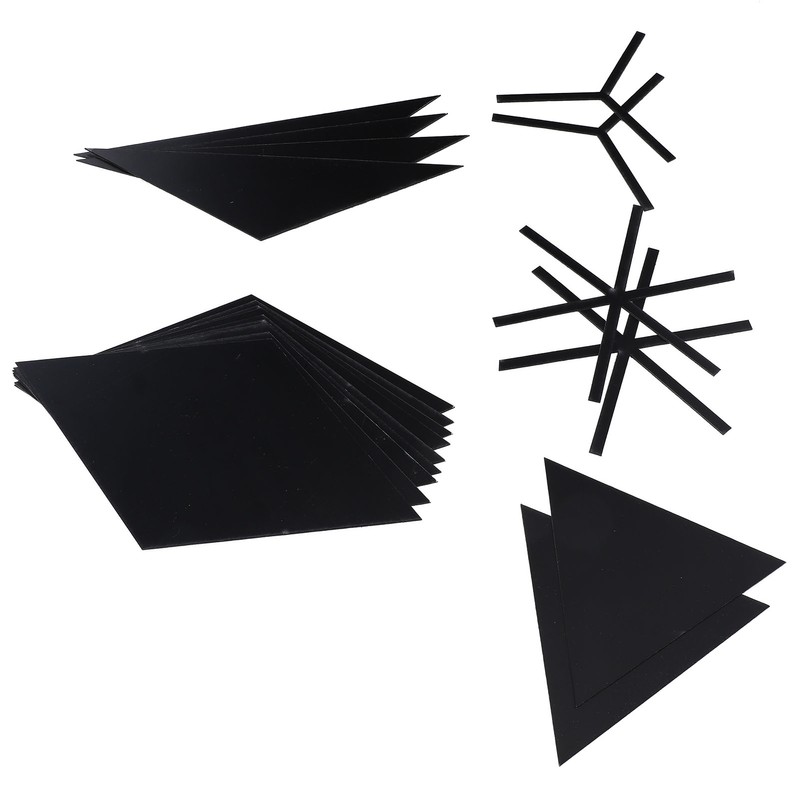 Mirror Wall Stickers Waterproof DIY Acrylic Wall Decals for Living